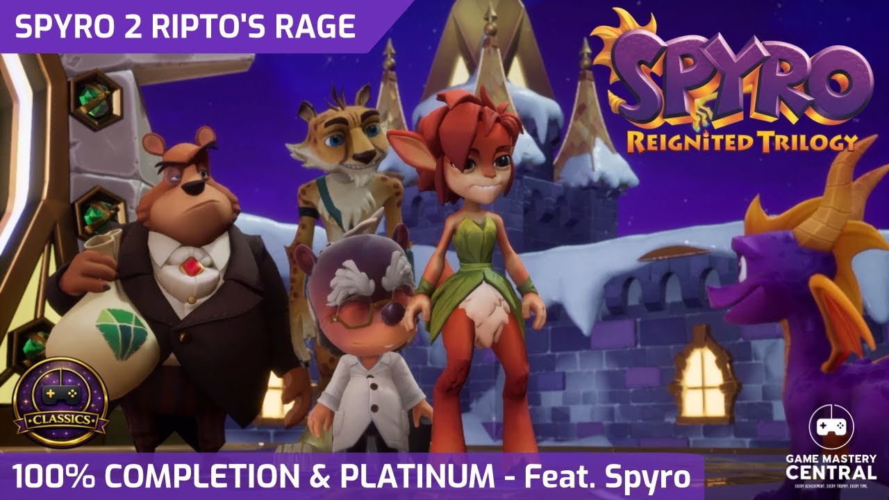 Spyro Ripto's Rage (Spyro 2) — 100% Completion & Platinum Trophy | Reignited Trilogy
