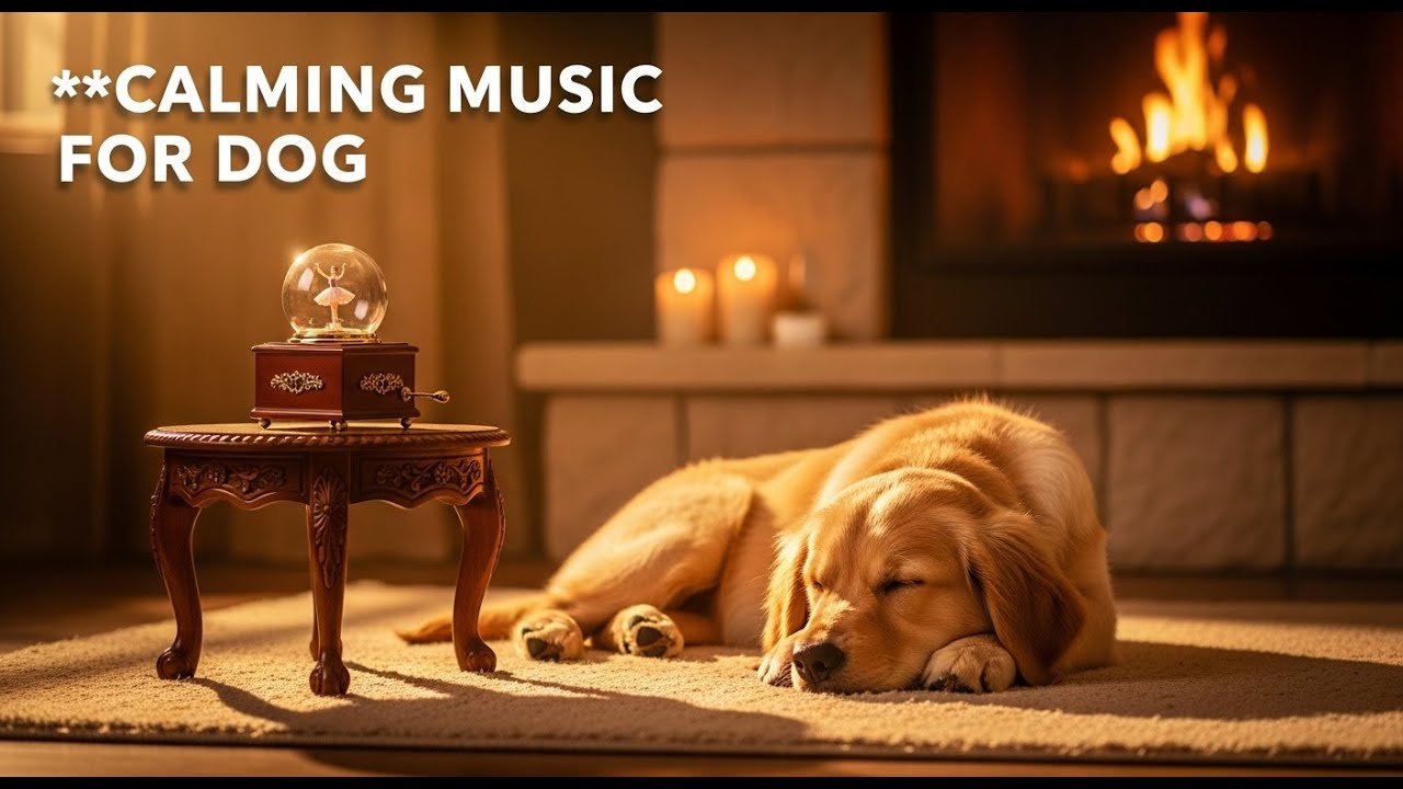 12 hours of Peaceful Music for Dogs : Easing Anxiety and Encouraging Deep Sleep for Happier Pets 🐾
