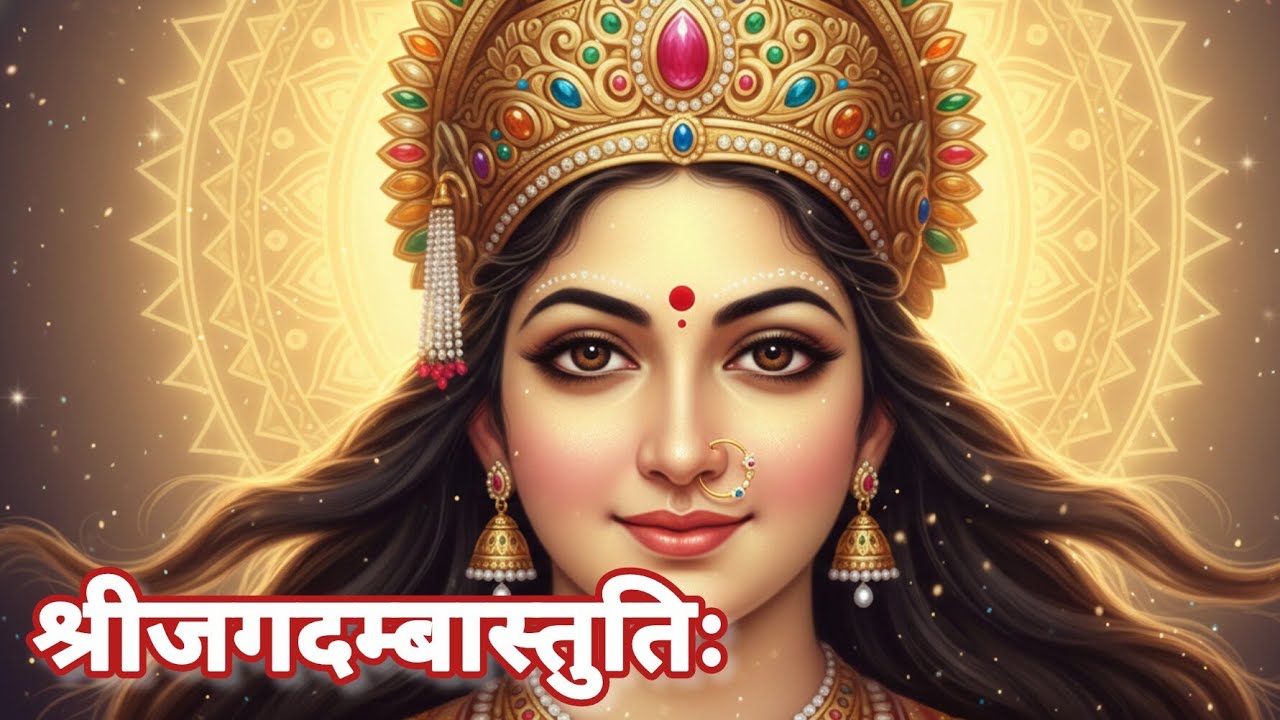 श्रीजगदम्बास्तुतिः | Shri Jagadamba Stuti with Meaning | Powerful Devi Stotram