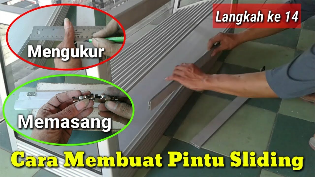 Cara Membuat ETALASE FRIED CHICKEN | #14. Proses Pembuatan Pintu Sliding