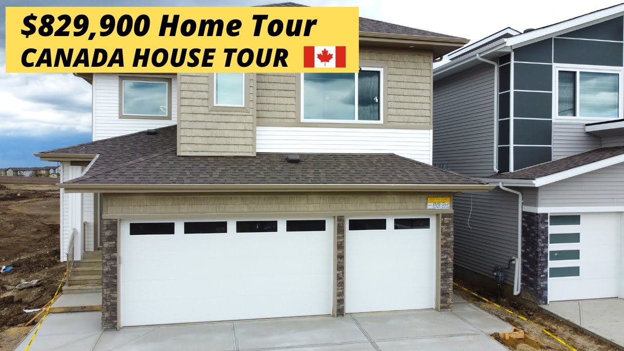 Canadian Houses| Inside a $829,900 House| Life In Canada| Houses in Edmonton Alberta Canada