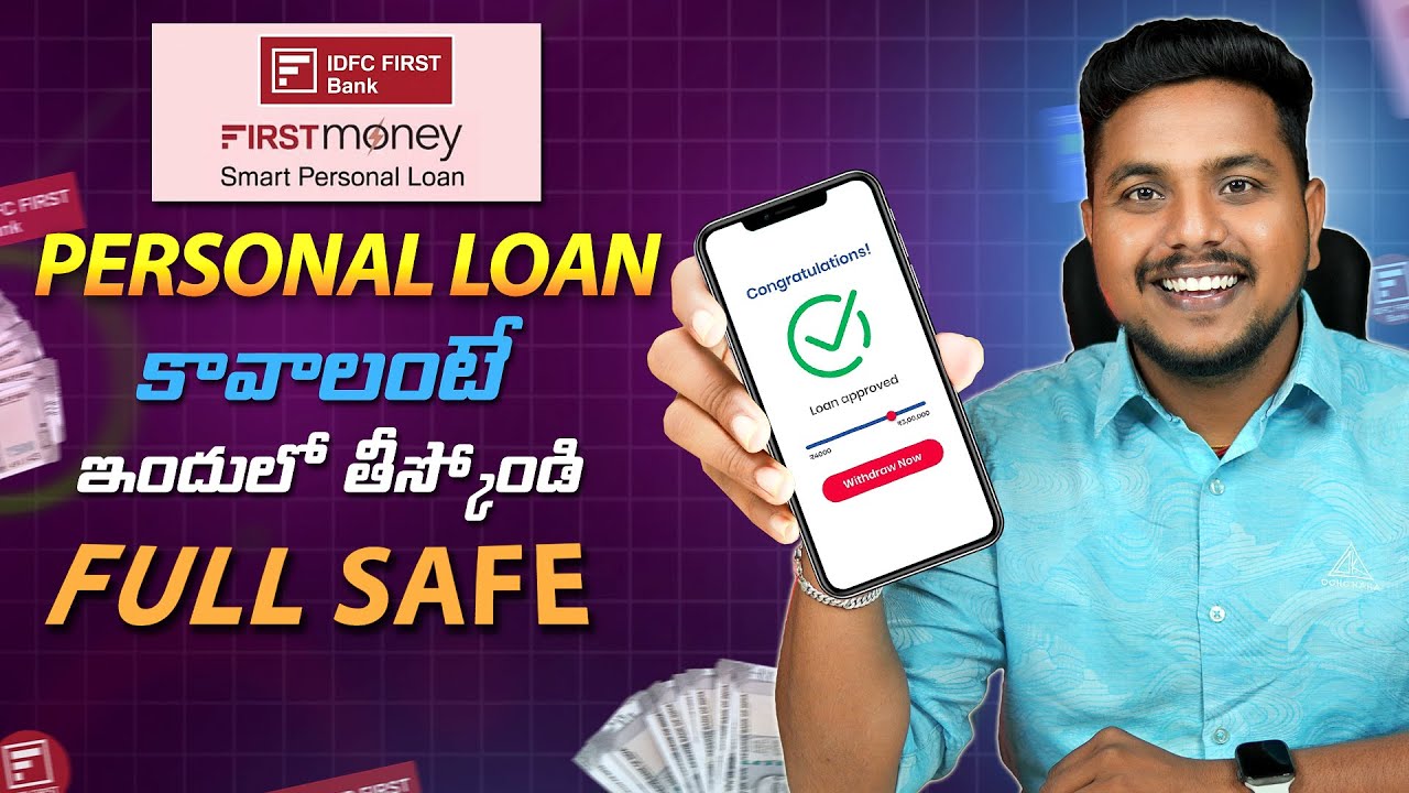 GENUINE PERSONAL LOAN: IDFC Personal Loan | Instant Approval