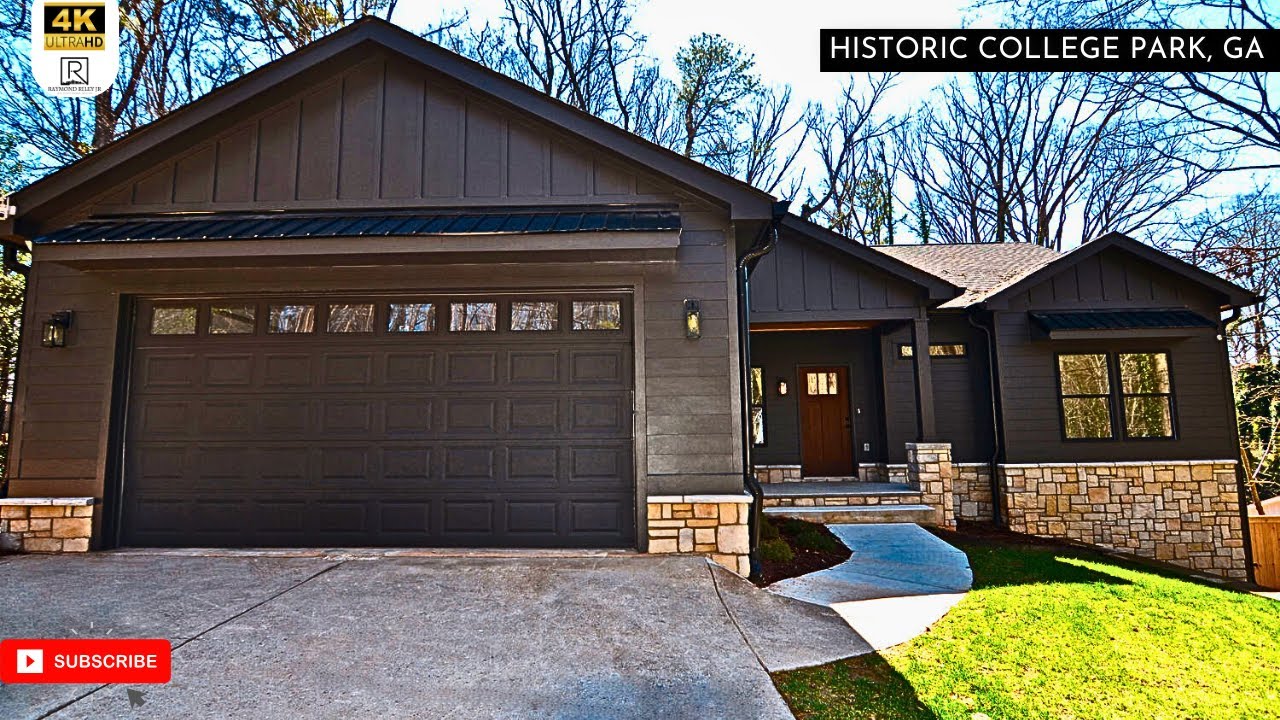 MUST See Newly Re-Built w/Finished Basement Home For Sale in Historic College Park GA Real Estate