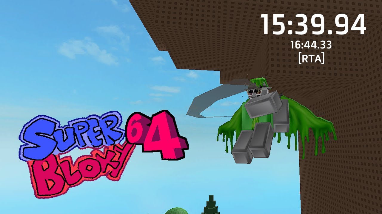 Super Bloxy 64 100% Speedrun - 15:39.94 (IGT)