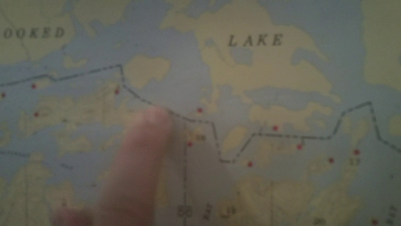 Map Summary of Boundary Waters Trip