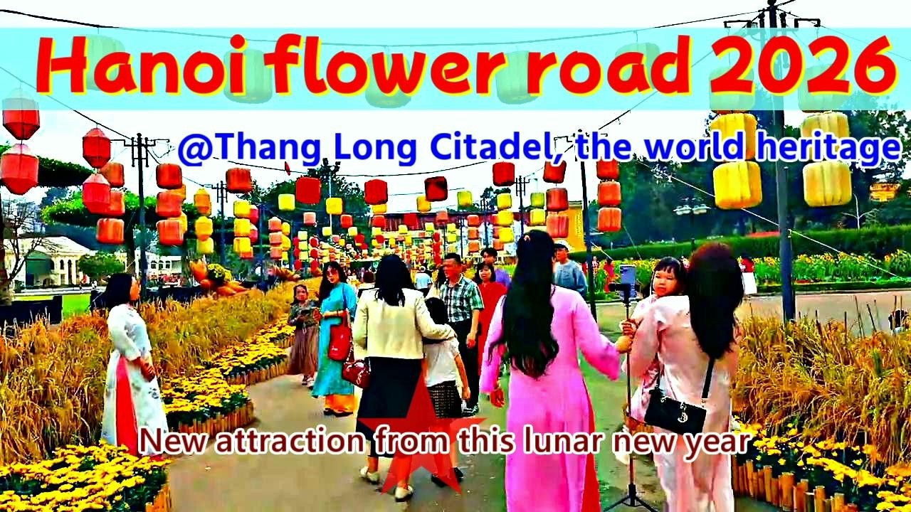 Tet Flower Road 2026,Hanoi, Vietnam