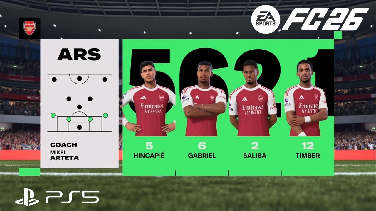 FC 26 Arsenal vs Bayer Leverkusen UEFA Champions League 25/26 gameplay