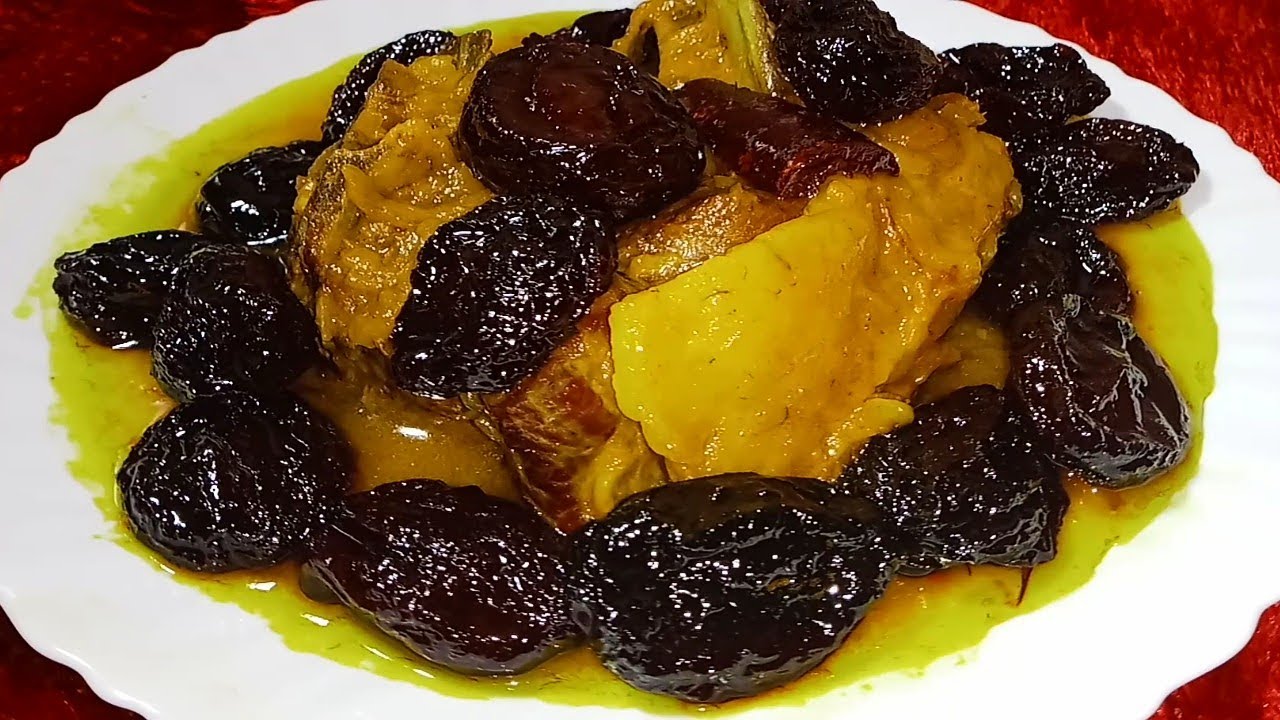 طاجين لمحمر البرقوق حلو و مالح على طريقة الغرب الجزائري