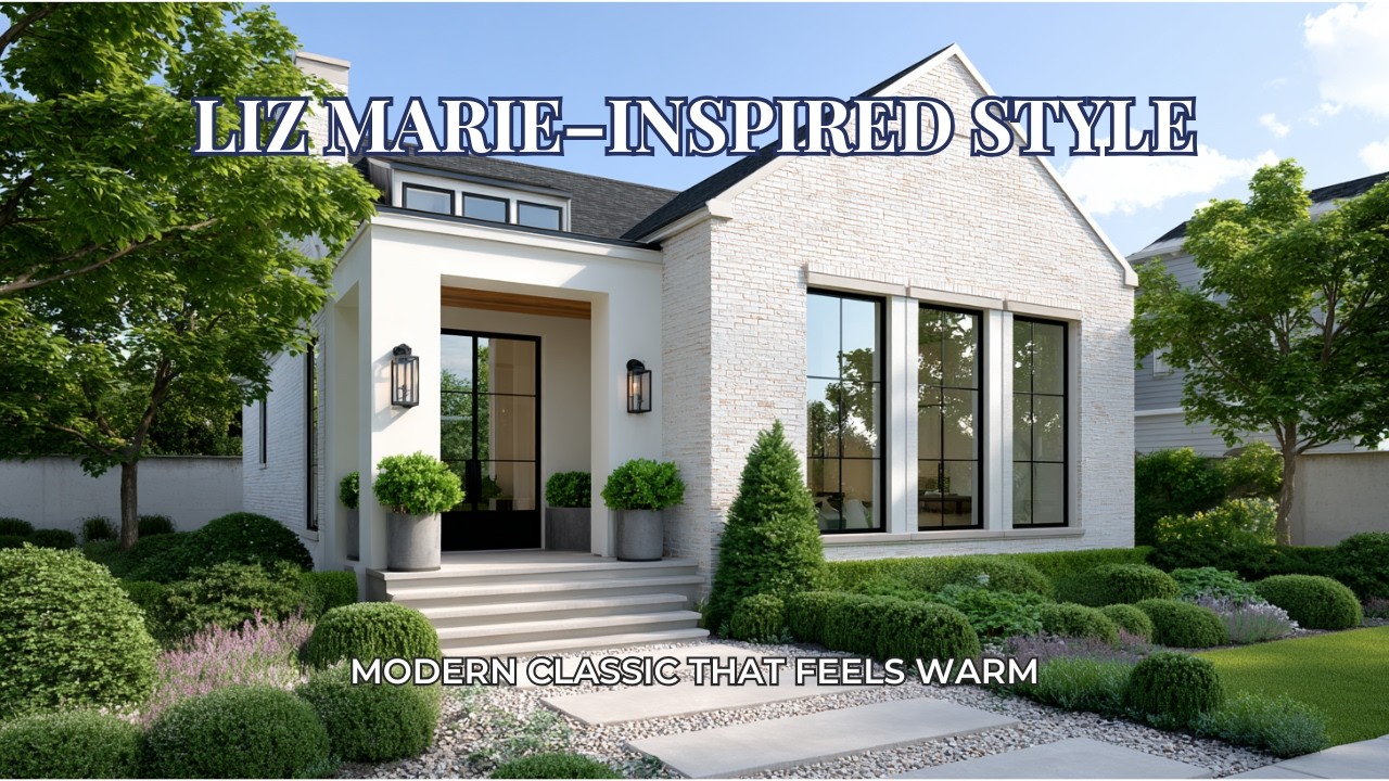 Liz Marie Galvan Modern Classic Home Decor Tour | Vintage Touches with Polished Elegance