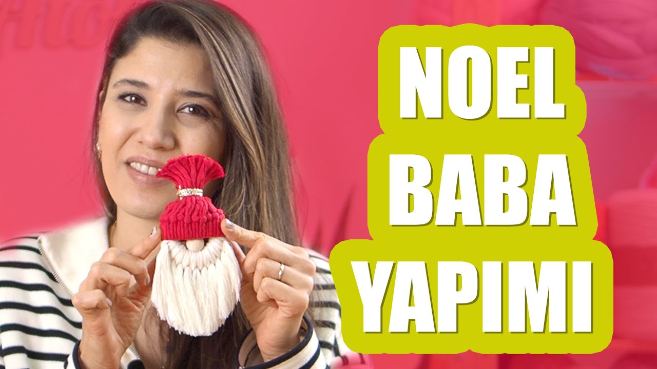 Makrome Noel Baba Yapımı