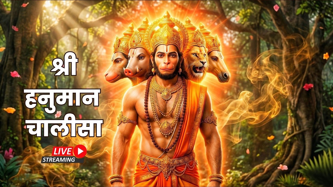 LIVE :  श्री हनुमान चालीसा सुपर फास्ट | Super Fast Hanuman Chalisa 🌺🙏| Rasp Music