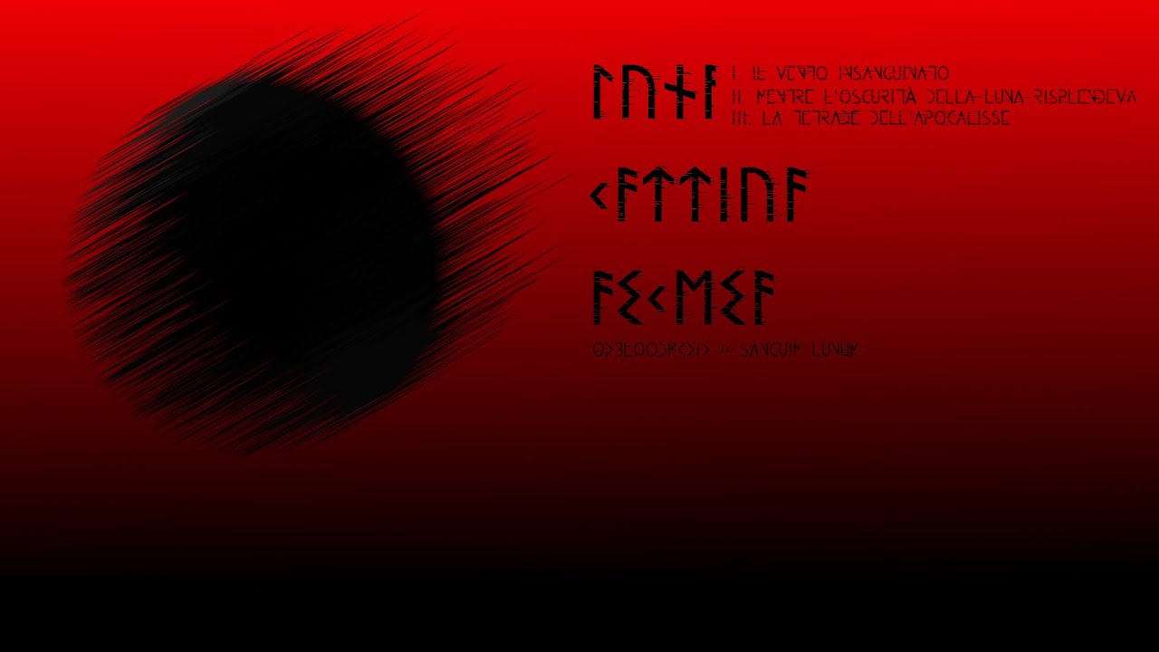 ULTRAKILL ALBUM COLLAB - SANGUIM LUNUM /// ᛚᚢᚾᚨ ᚲᚨᛏᛏᛁᚢᚨ ᚨᛊᚲᛖᛊᚨ