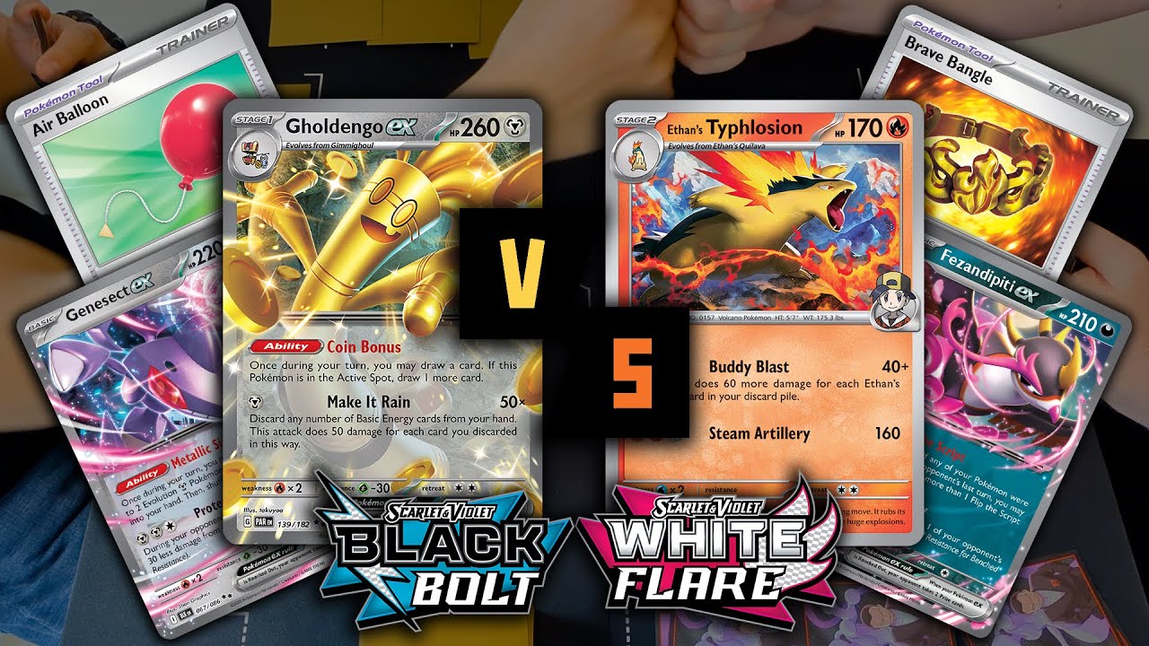 Gholdengo ex vs Ethan's Typhlosion | Pokémon TCG Tabletop
