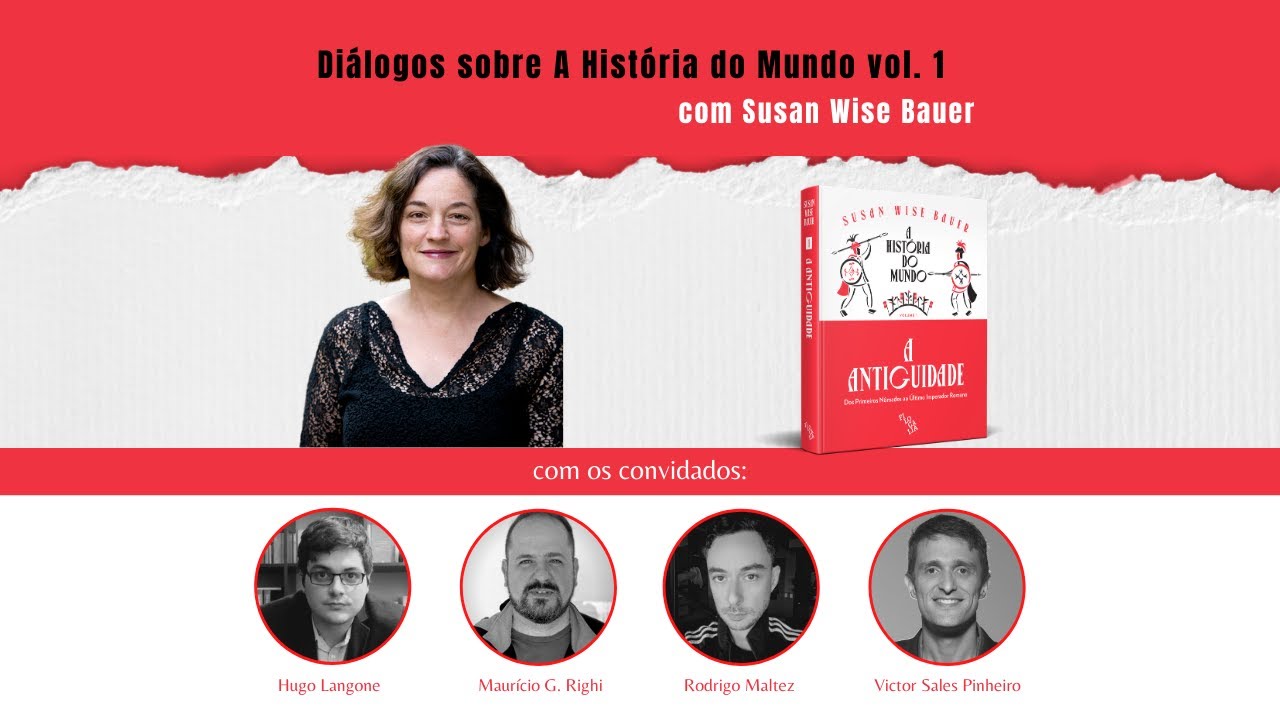 Live de lan&ccedil;amento do livro A Hist&oacute;ria do Mundo Volume 1, com a autora Susan Wise Bauer e convidados