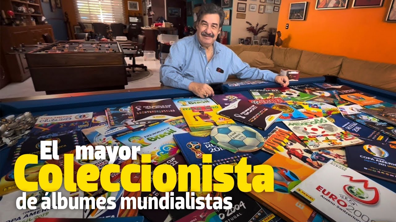 El mayor coleccionista de álbumes mundialistas