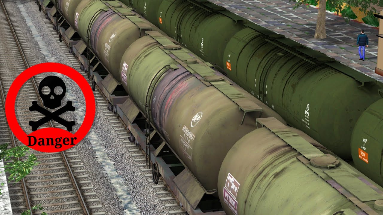 AKTRAINS BHARAT STREAMS OIL TANKER TRAINS MEET EACH OTHER & ENJOY IN TRAIN SIMULATOR 2021