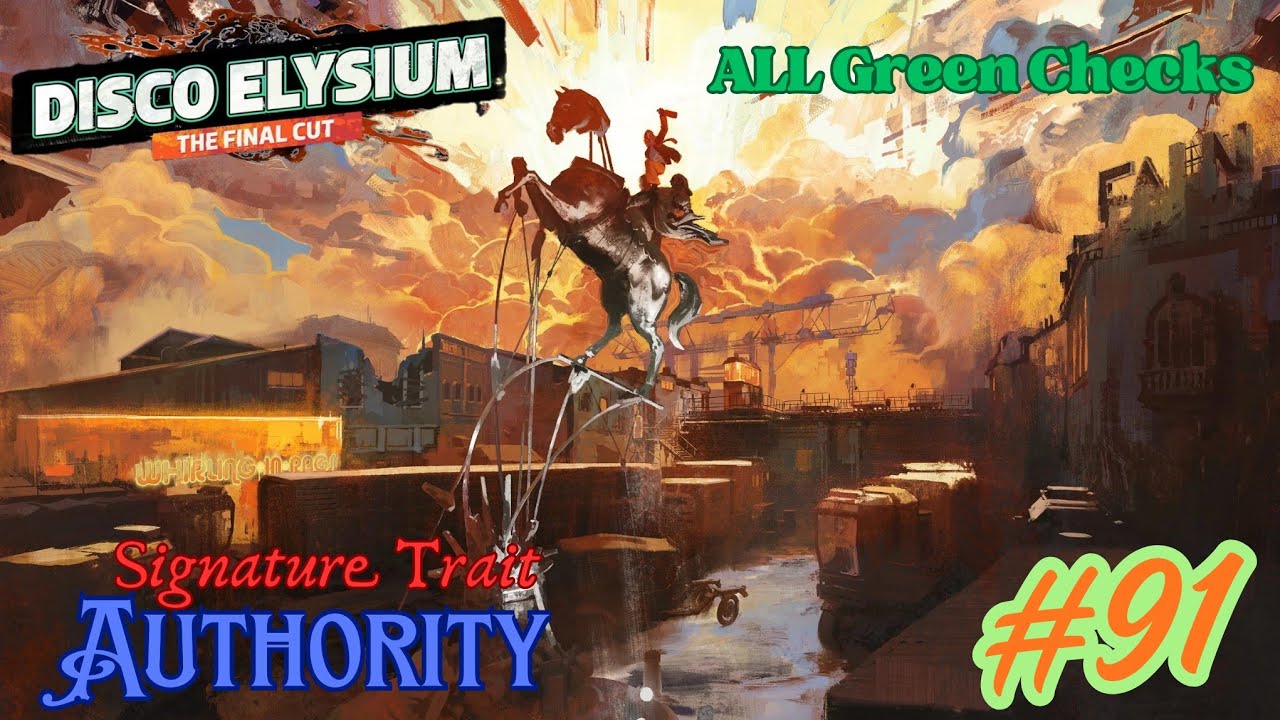 Disco Elysium Full Walkthrough Part 91 - Authority Build - Every Green Check Passed (Unedited)