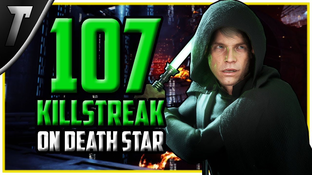 Star Wars Battlefront 2 Luke Skywalker 107 Killstreak (Death Star II)