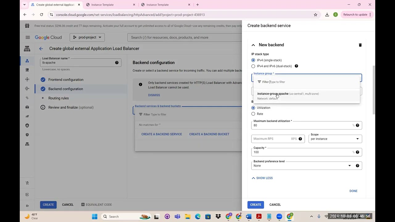 How to create load balancer to distribute traffic across VMs on GCP #loadbalancer #gcp #vm #cloud
