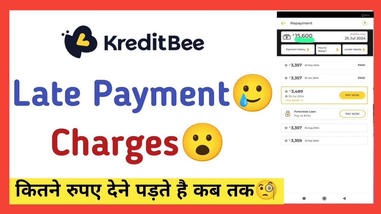 Kreditbee Late Payment Penalty🧐 | Kreditbee Late Payment😞 | Kreditbee Late Payment Charges | Overdue