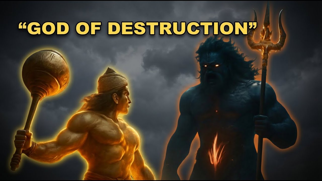 Hanuman vs Kaal Bhairav: The Ultimate God of Destruction Showdown |#hanuman#spiritual #mythical