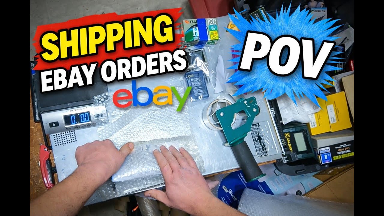 How I Ship eBay Orders (Full-Time Seller POV &ndash; Real Time)