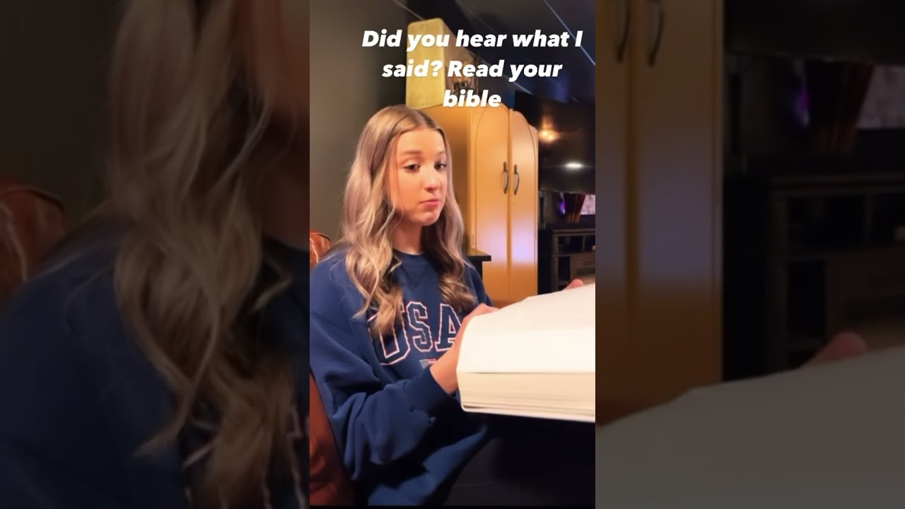 Go read your Bible 💖😂#setapart #reminder #shortvideo #bestie #fyp