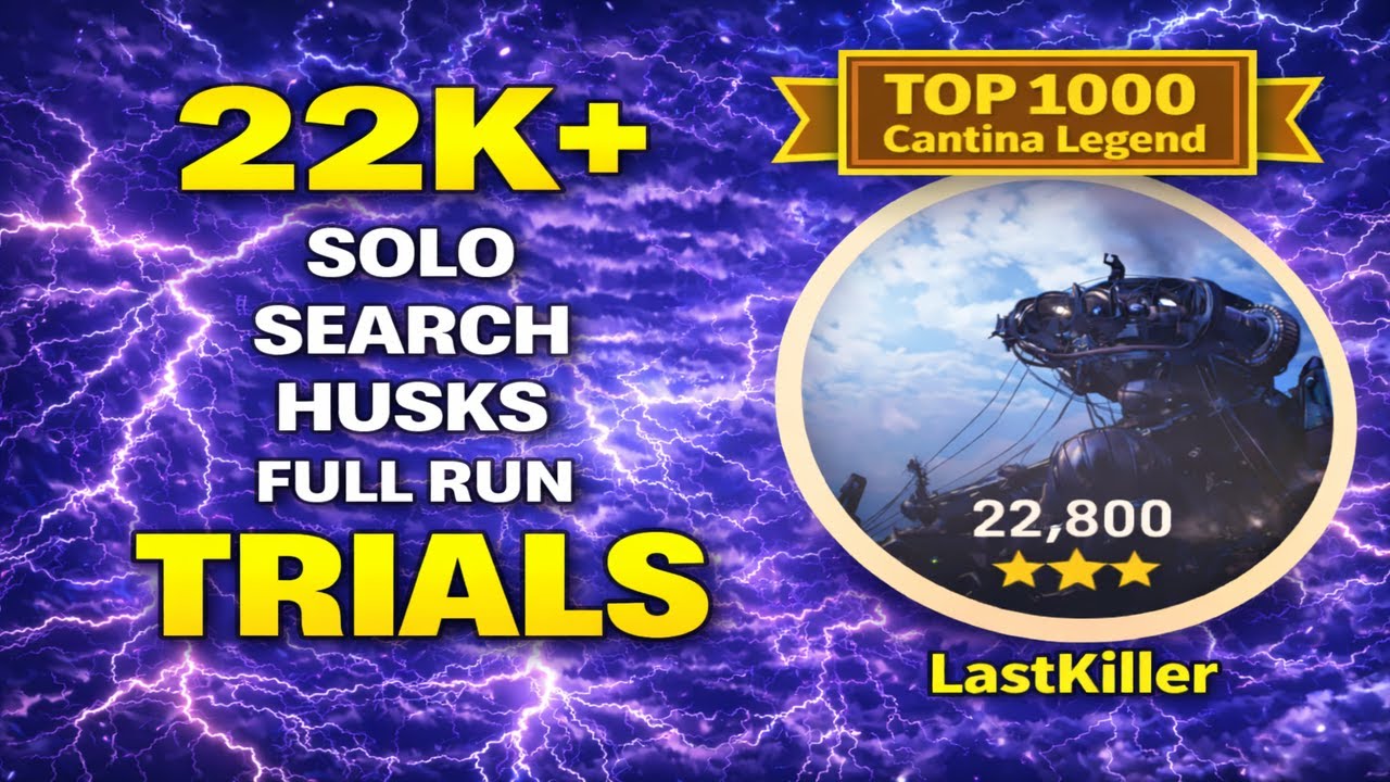 Solo Search First Wave Husks – TOP 1000 Cantina Legend (EASY 22K+) | ARC Raiders Full Run
