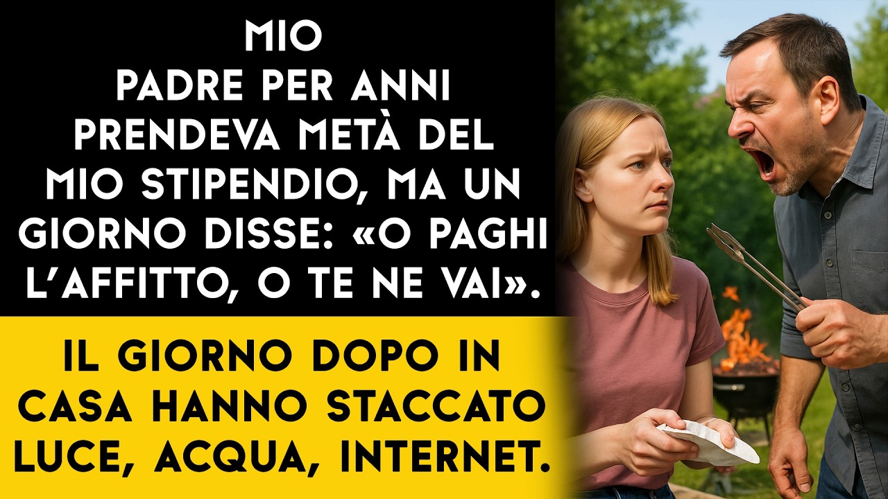 Mio padre mi ha umiliata davanti a tutti... Ma io ho preso le chiavi che lui non conosceva