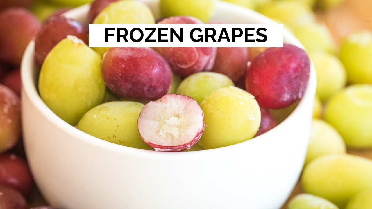 Frozen Grapes, The Low-Calorie Snack You Need to Try