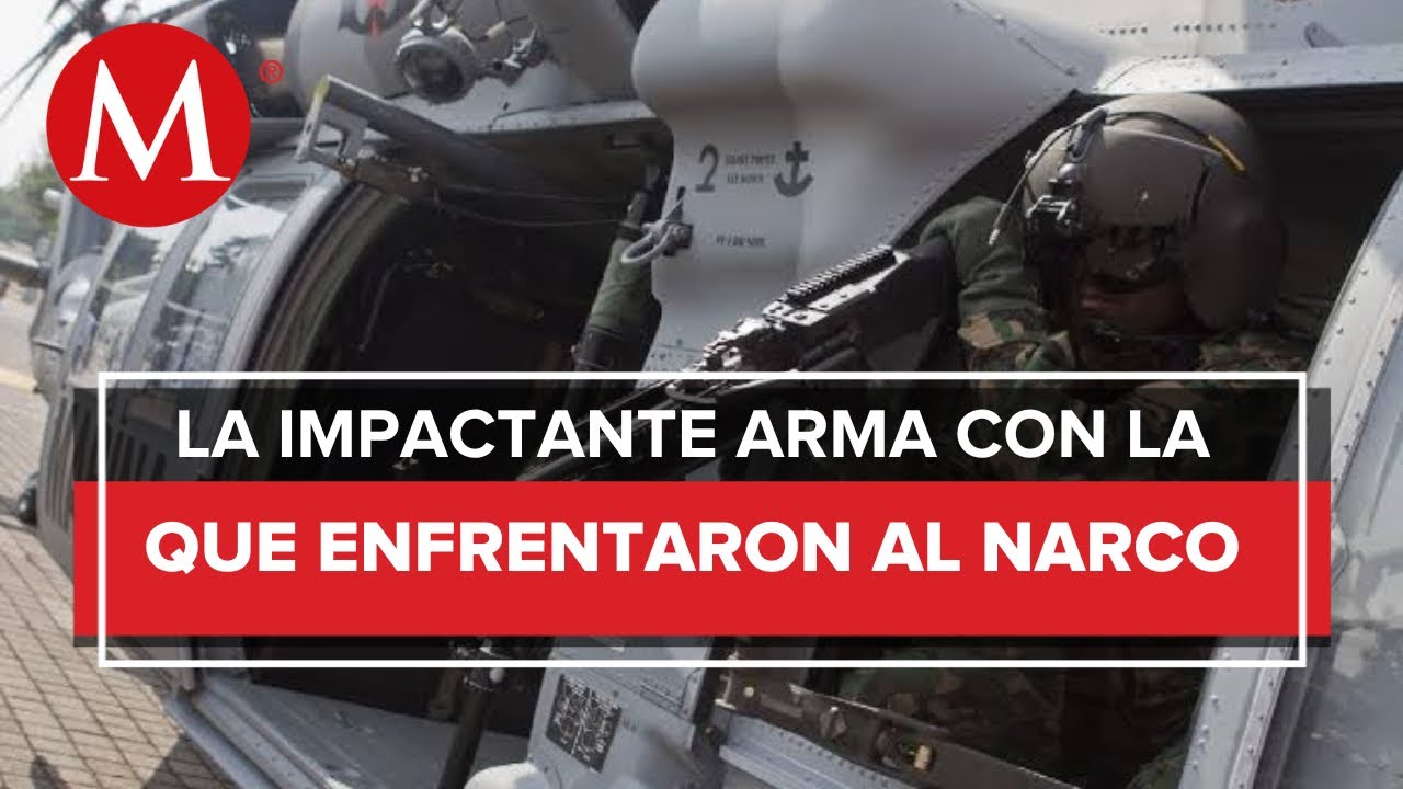 Así es el helicóptero artillado usado en la captura de Ovidio Guzmán