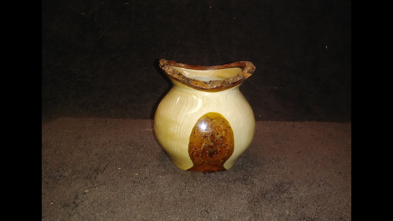 Wood Turning a Birds Mouth Black Locust Bowl