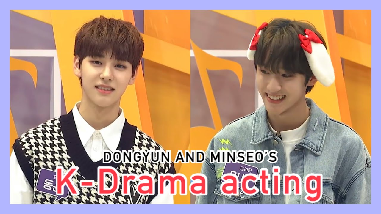 [DRIPPIN] Dongyun and Minseo's K-Drama acting - FactiNStar 201127