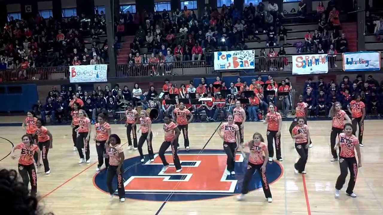 ETHS Varsity Pomkits Pep Rally 2013