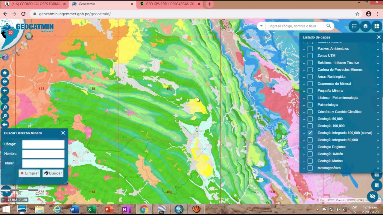 GENERAR PLANO GEOLÓGICO CON ARCGIS