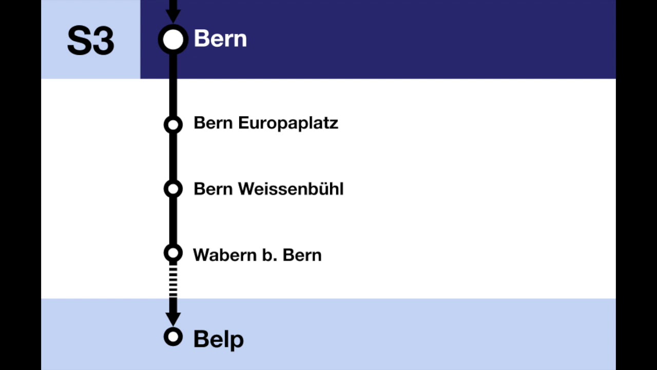 BLS Ansagen - S3 Biel/Bienne-Bern-Belp