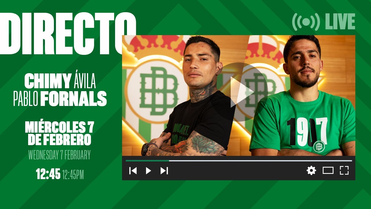🚨 DIRECTO | Presentación de 'Chimy' Ávila y Pablo Fornals como nuevos jugadores del 