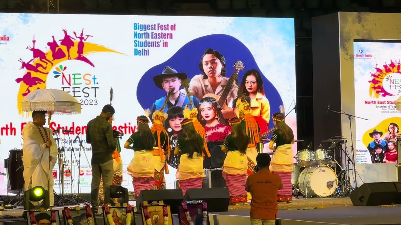 Meitei cultural dance in North East students festival Delhi 2023