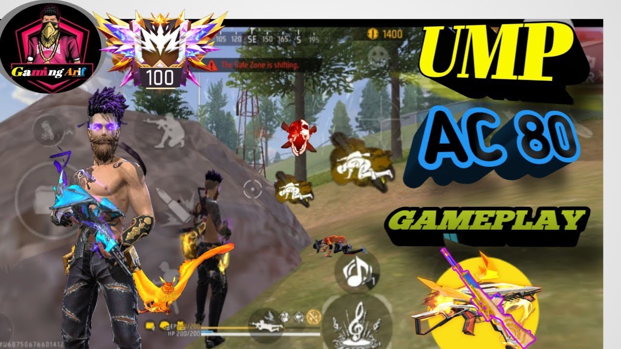 IMPOSSIBLE GAMEPLAY GARENA FREE FIRE ‎⁨@gaming-arif-b7b@4flaggamer 