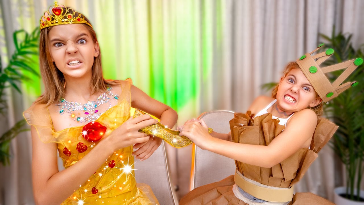 Défi riche contre pauvre avec les filles