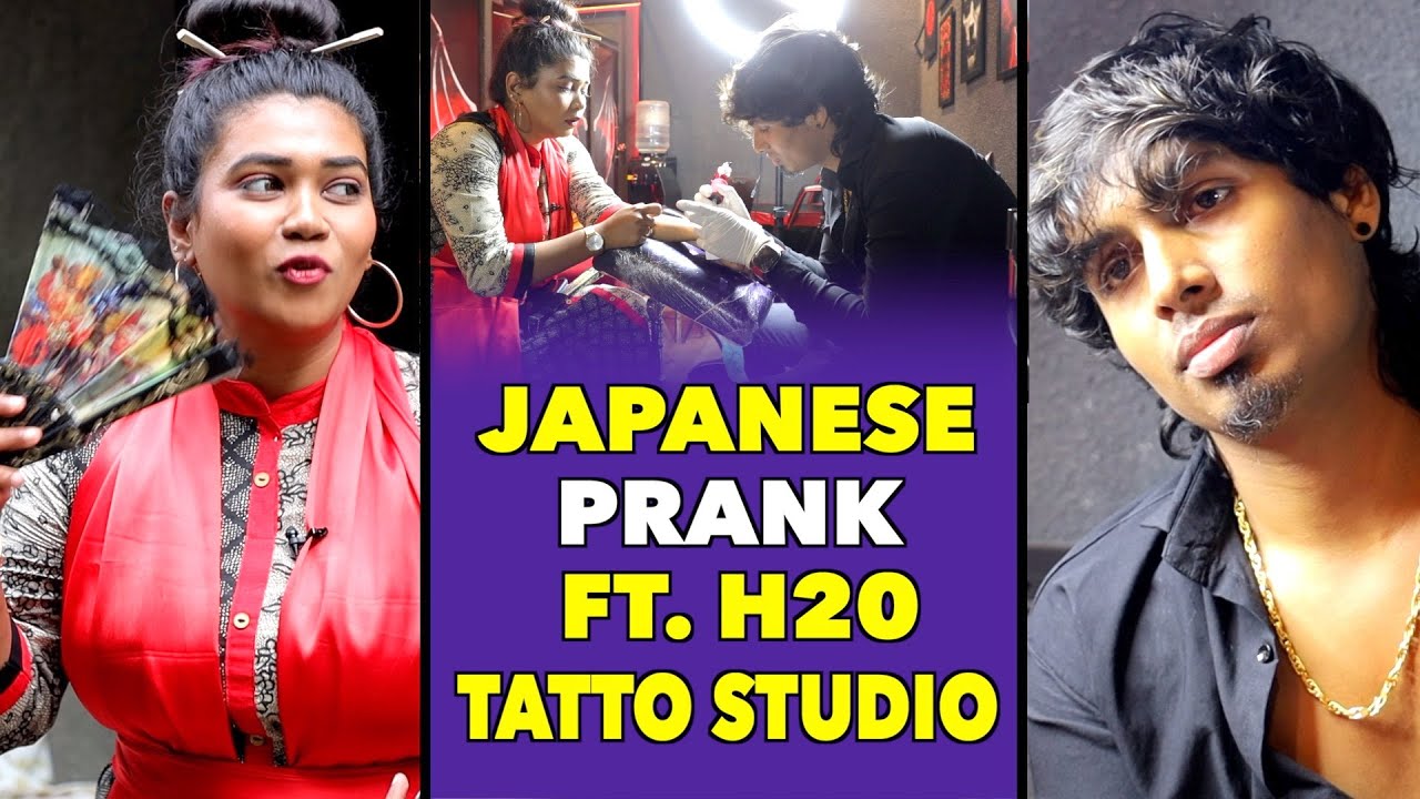 Prank On H2O Tattoo Studio | Japanese Thamizhachi Pranks |Aadhan Prank | Tattoo Prank | Tamil Pranks