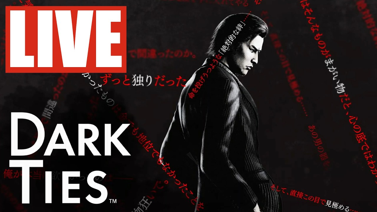 🔴LIVE - YAKUZA 3 KIWAMI DARK TIES WALKTHROUGH