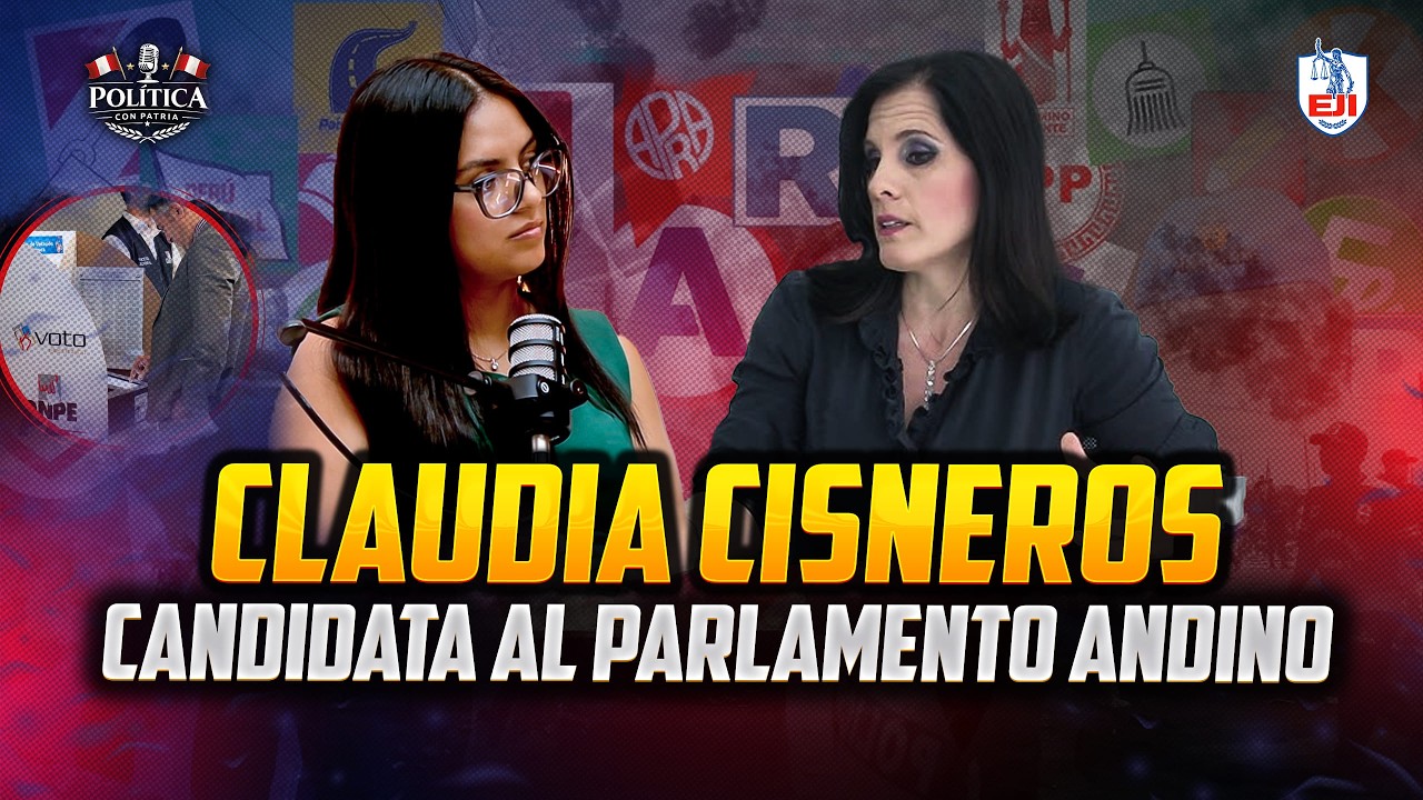 🔴EN VIVO | CLAUDIA CISNEROS CANDIDATA A PARLAMENTO ANDINO