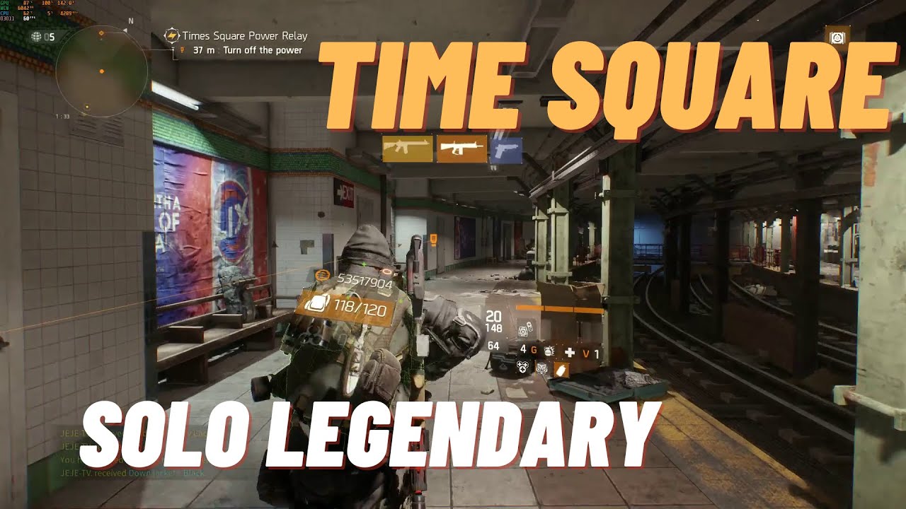 THE DIVISION  -  classified striker was amazing solo legendary