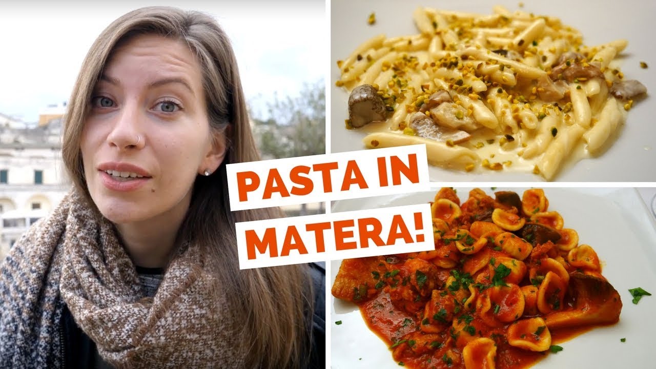 Italian Food Review 🇮🇹 Basilicata Cuisine 🍝 Eating Local Pasta & Italian Desserts in Matera, Italy