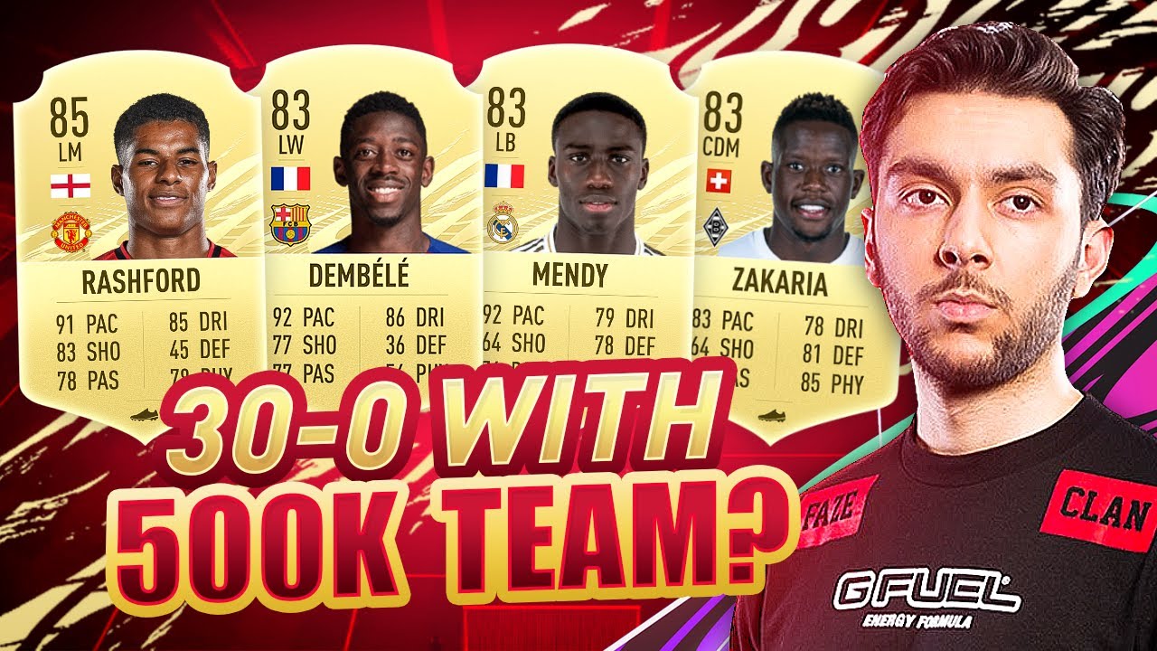 30-0 WITH A 500K TEAM?? FIFA 21 FUT CHAMPIONS GAMEPLAY