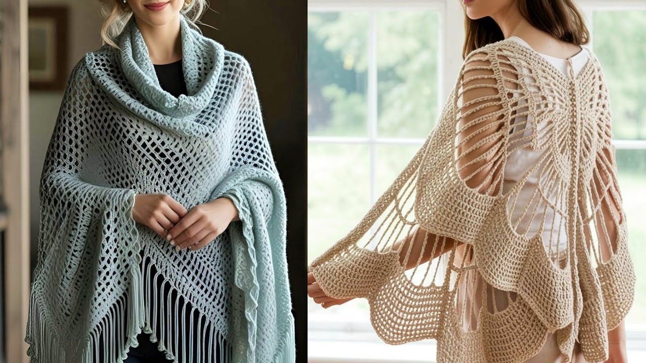 Elegant Crochet Shawls That Look Like Designer Artistic Crochet Shawls You Can Wear Like Royalty2026