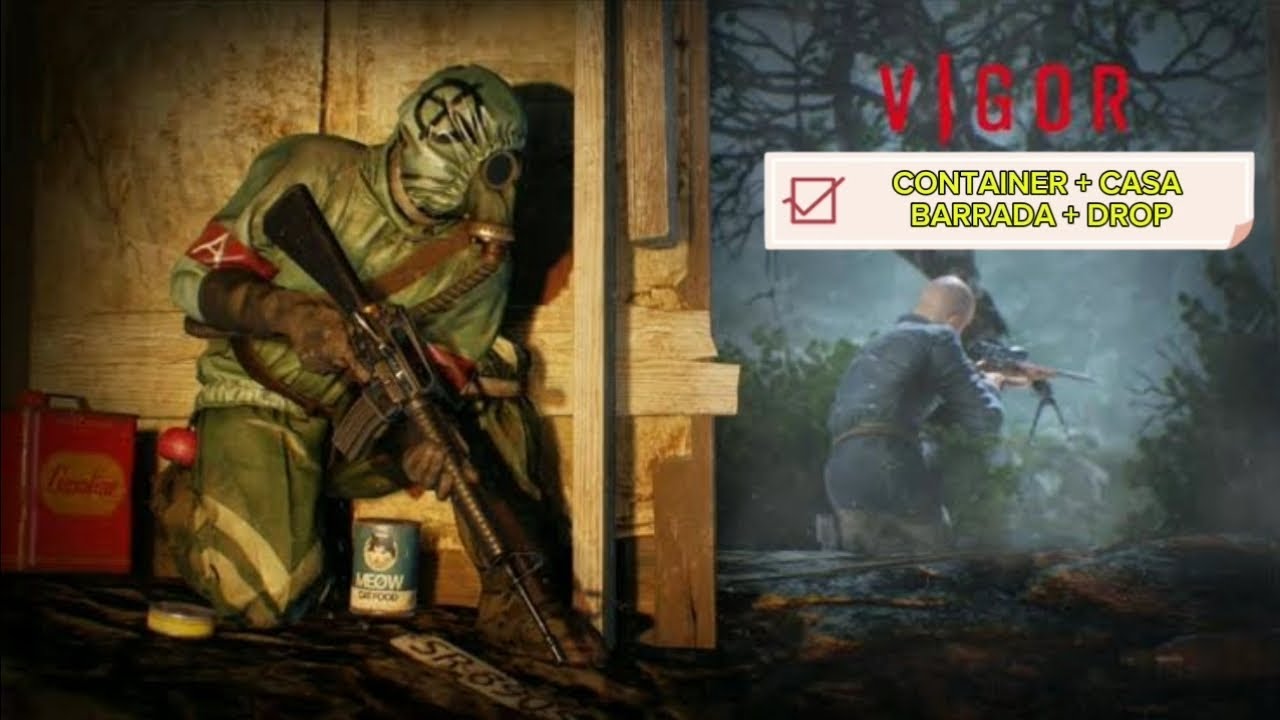 🔥 VIGOR GAMEPLAY 🔥  CONTAINER + CASA BARRADA + DROP ( LEVEI TUDO )