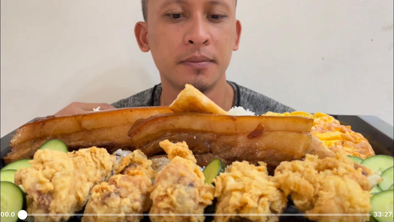 FRIED CHICKEN, ADOBONG BABOY