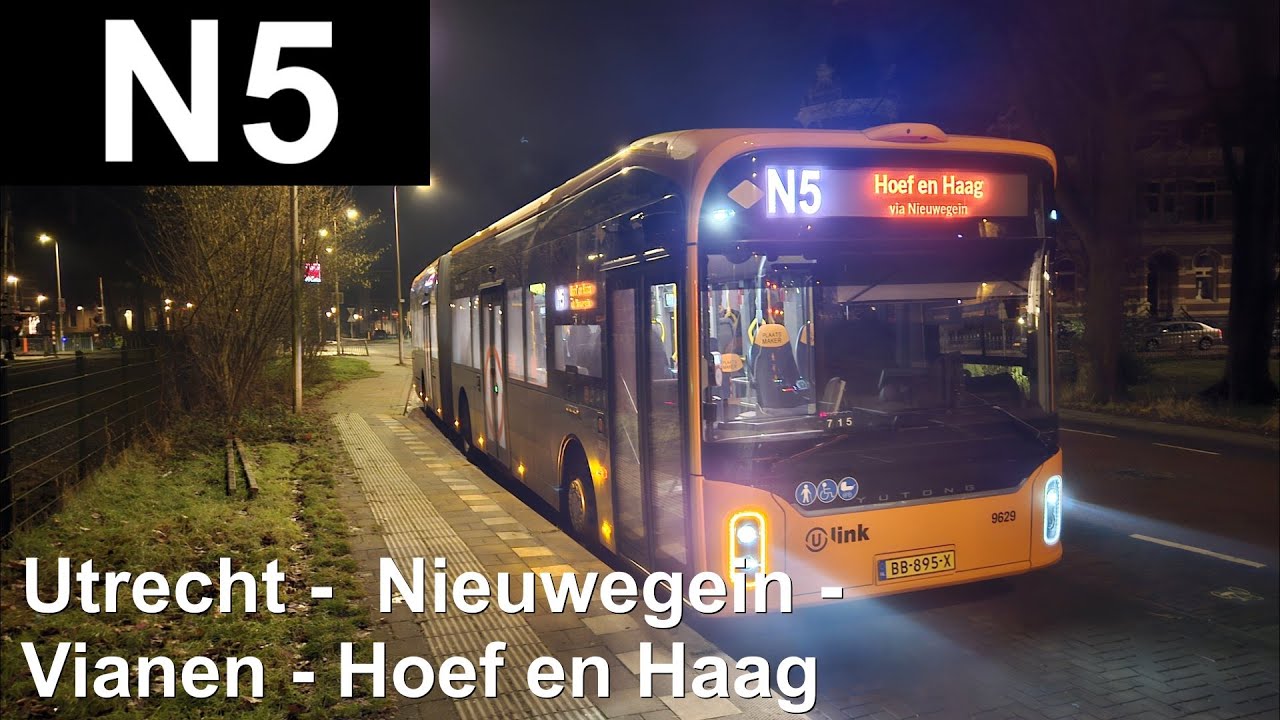 U-OV lijn N5: Utrecht - Nieuwegein - Hoef en Haag  | Transdev Utrecht | Transdev 9629 | 2026